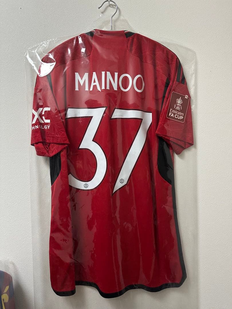 マンチェスターユナイテッド　ユニフォーム　メイヌー　FAカップ　23/24（H）