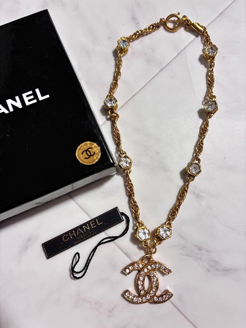 CHANEL♡ビジュー　ネックレス　オールド