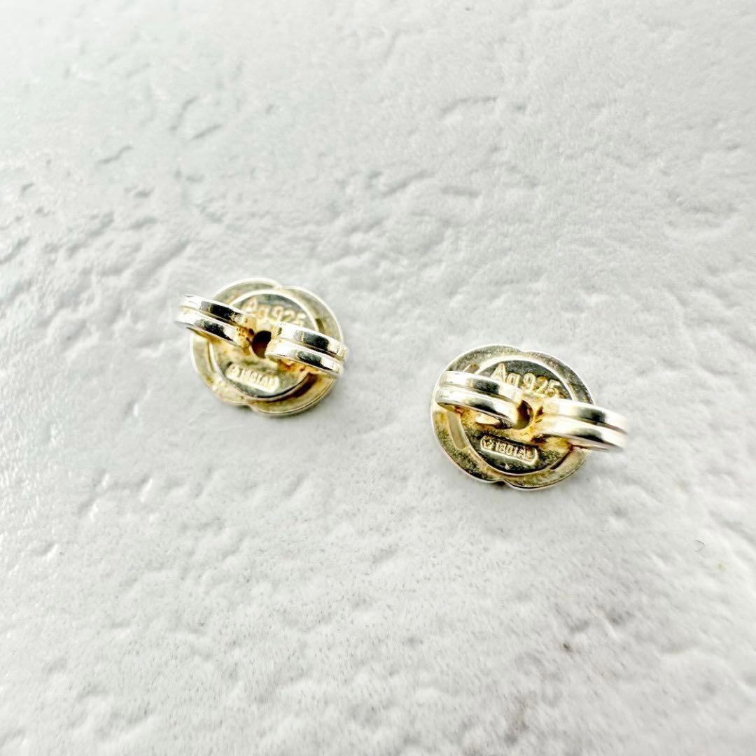 美品 GUCCI ダブルG ピアス マーモント アラベスク シルバー 925