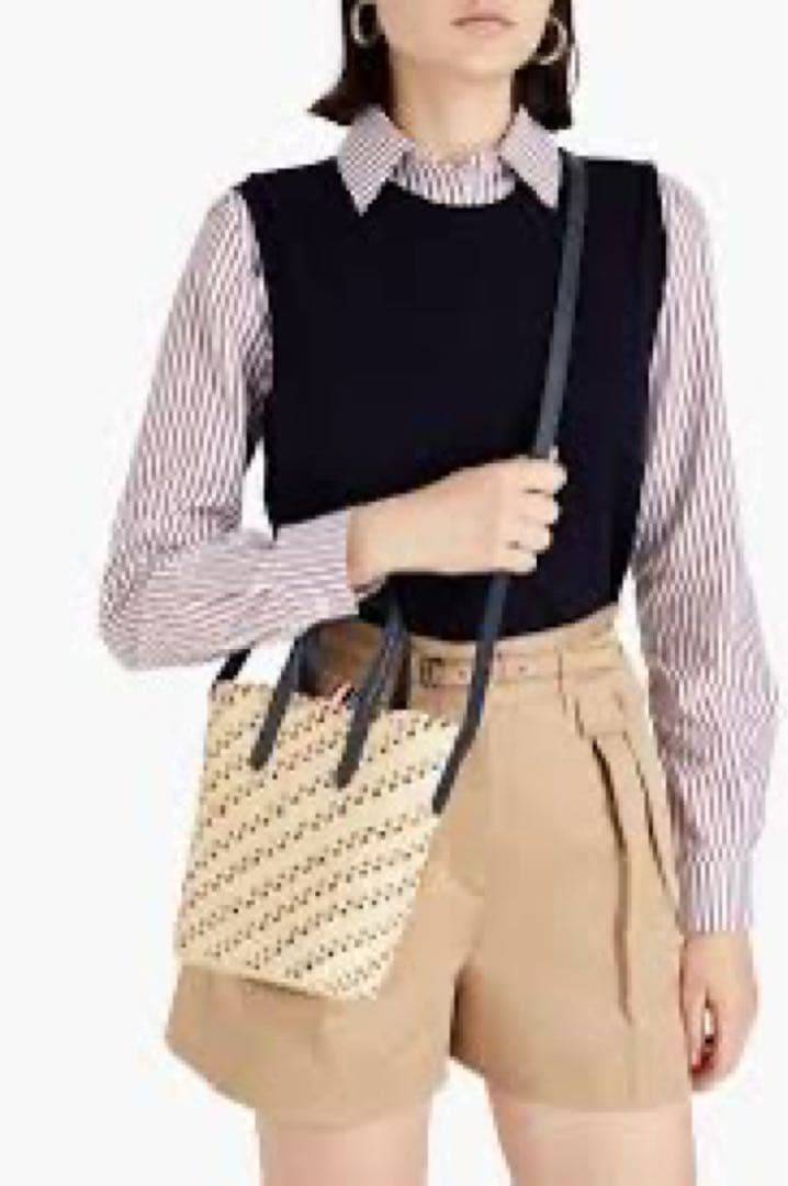 【最終お値下げ】THOM BROWNE トムブラウン ストロー 2way トート