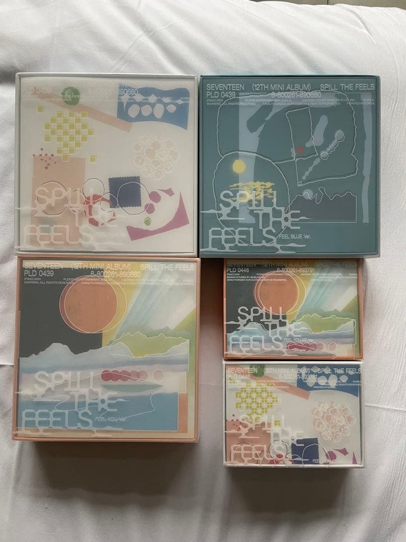 【SEVENTEEN】 SPILL THE FEELS アルバム5種セット