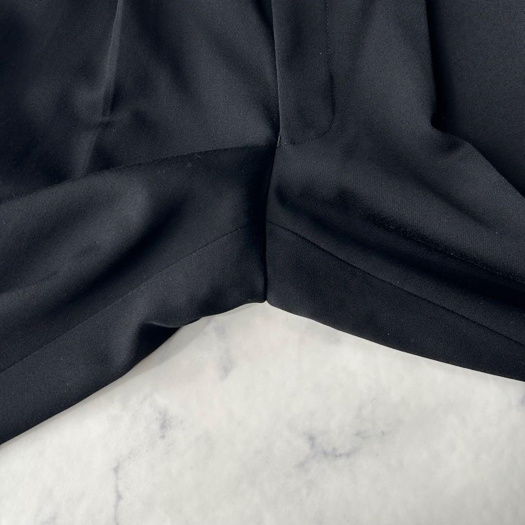 ドーメル×セヴィルロウ　カシミヤ混　ビジネススーツ　ウエスト調整可能　ブラック