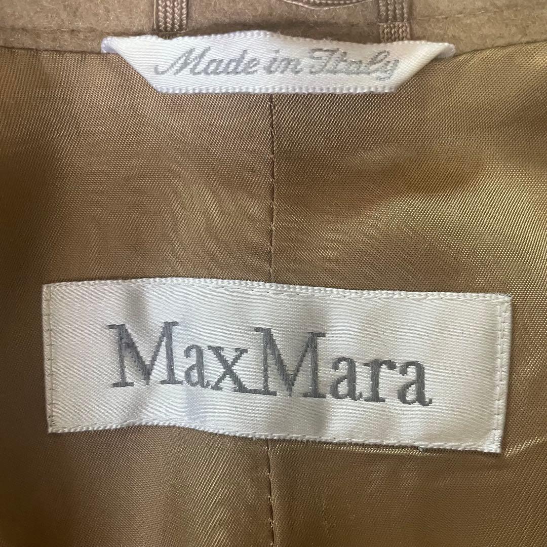 定価40万超 Max Mara 白タグ カシミヤ混ダブル アイコンコート 42