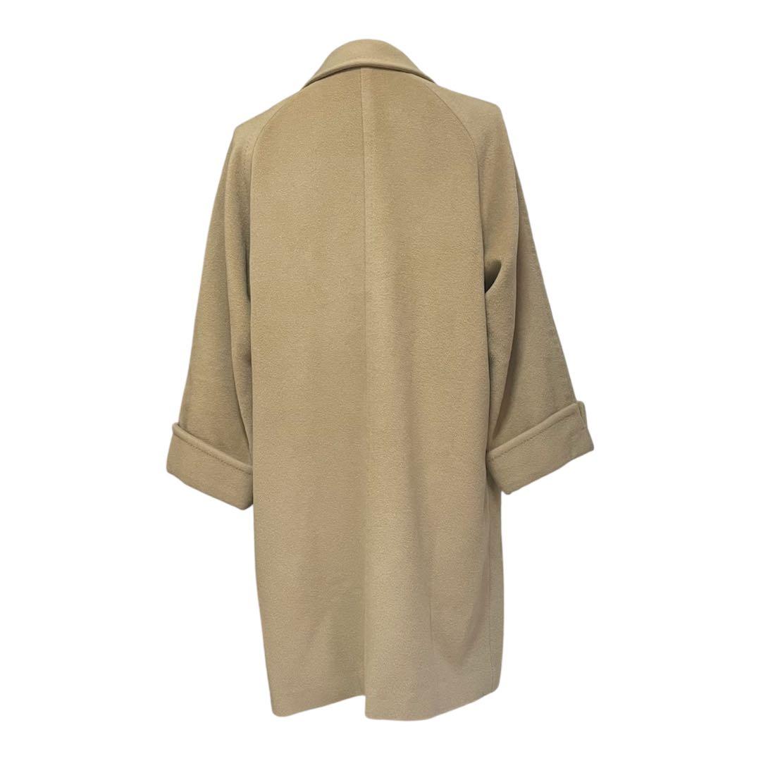 定価40万超 Max Mara 白タグ カシミヤ混ダブル アイコンコート 42