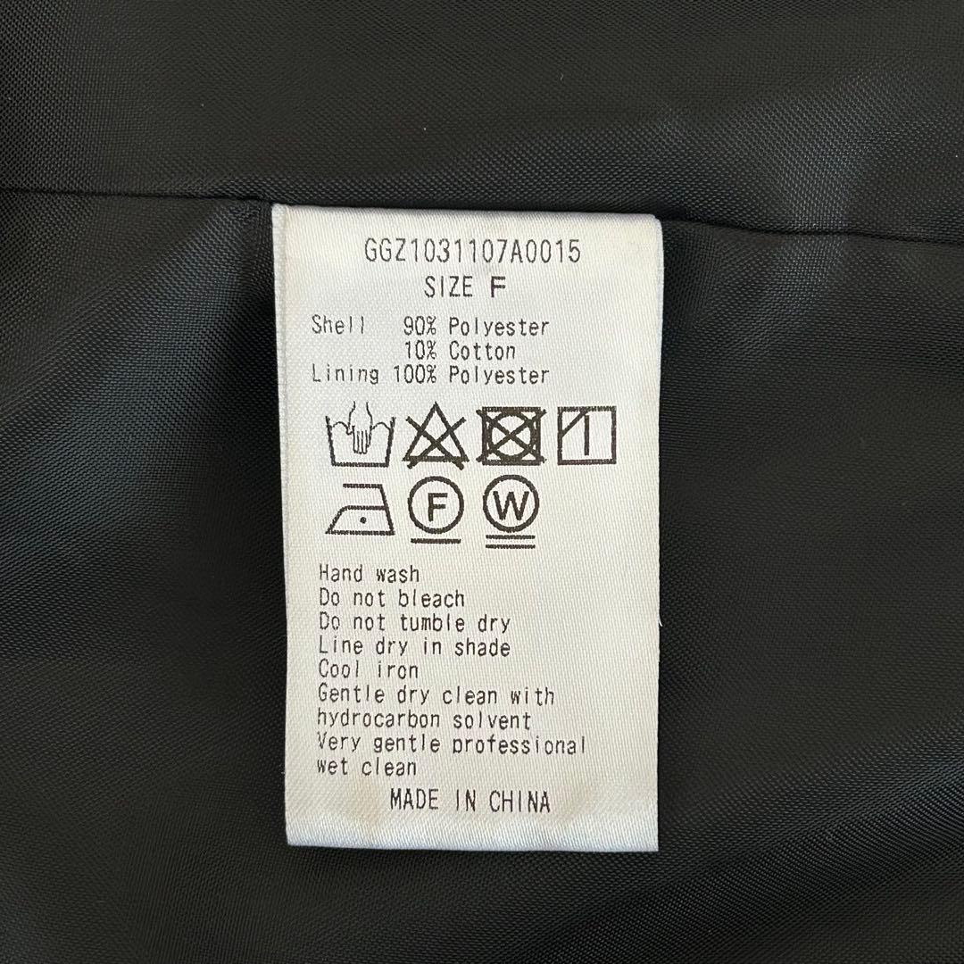 ガリャルダガランテ　ツイードクルーネックジャケット　ブラック