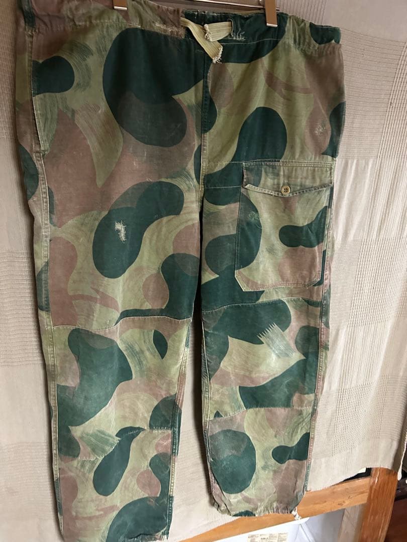 パンツ 50s Brushstroke Camouflage belgium army