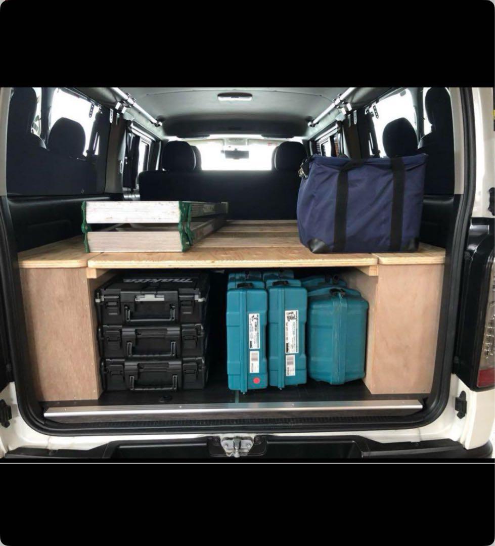 lammy.k　ハイエースSーGL 収納BOX ベッドキット