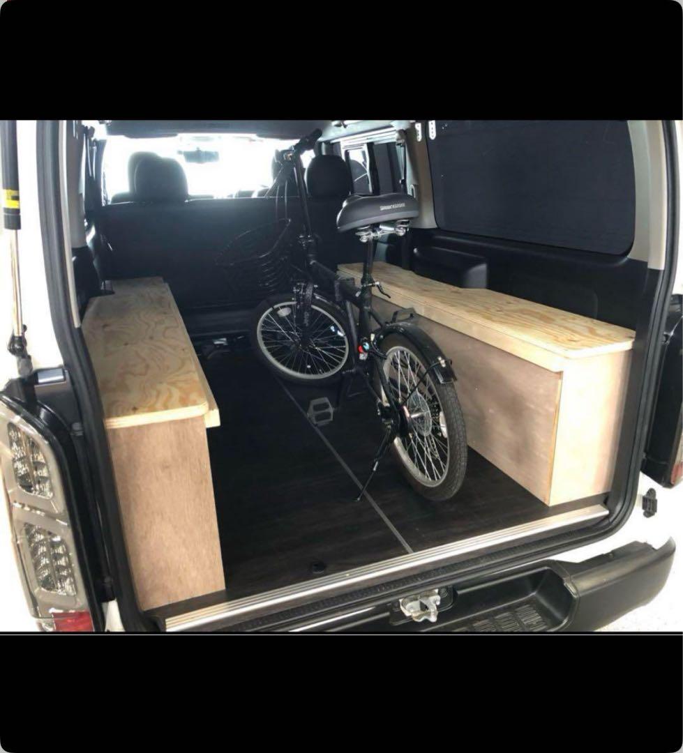 lammy.k　ハイエースSーGL 収納BOX ベッドキット