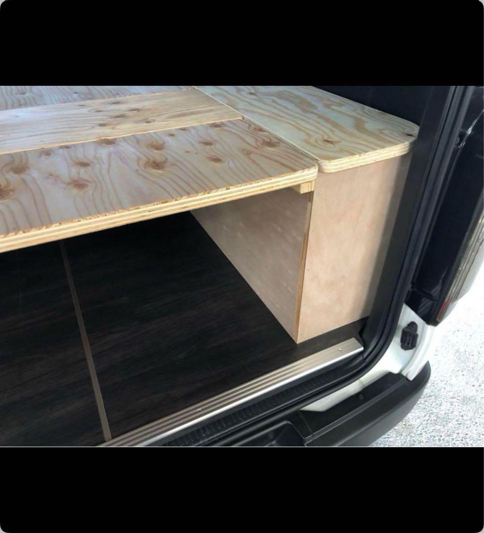 lammy.k　ハイエースSーGL 収納BOX ベッドキット