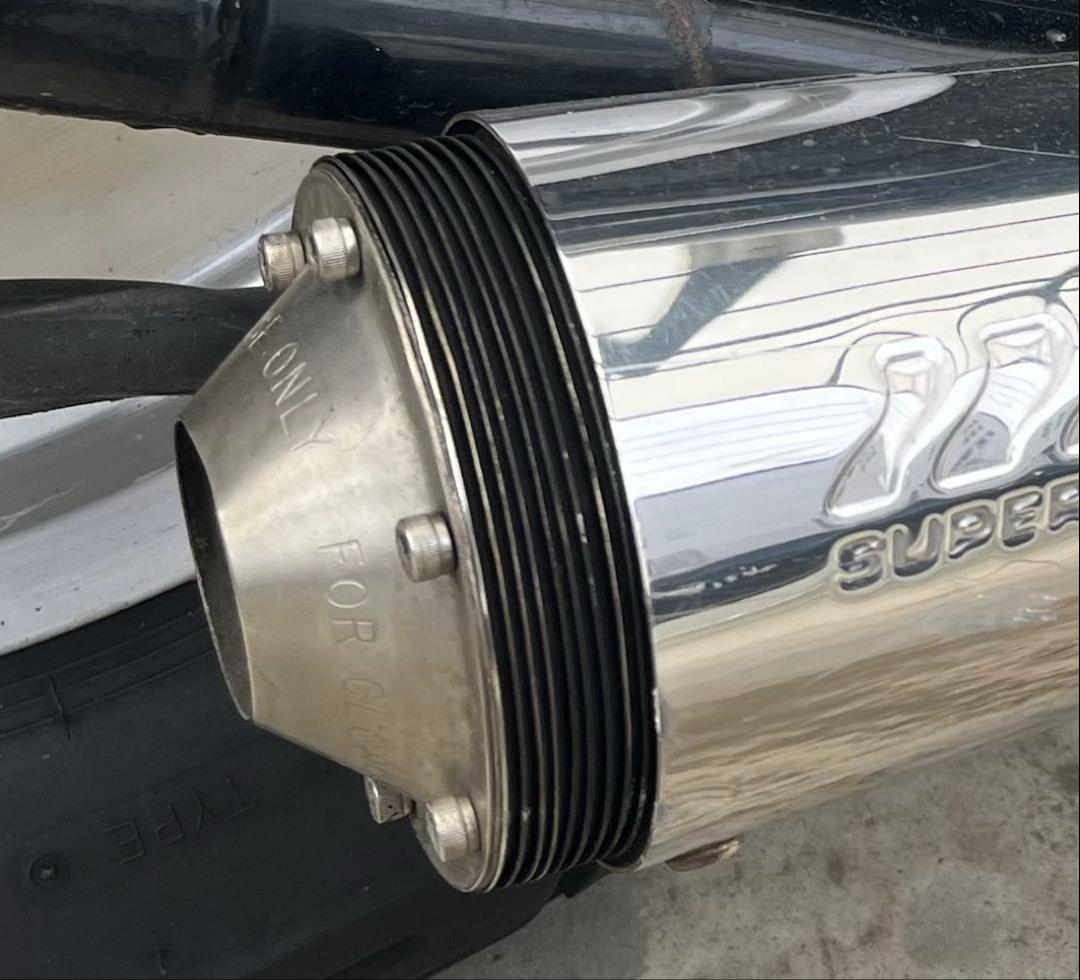 ホンダ スティード400 社外マフラー スーパートラップ 2in1