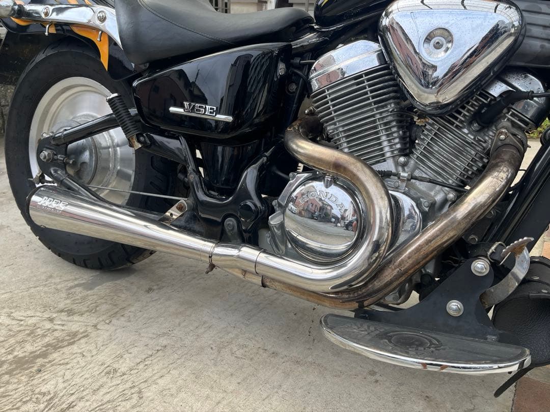 ホンダ スティード400 社外マフラー スーパートラップ 2in1