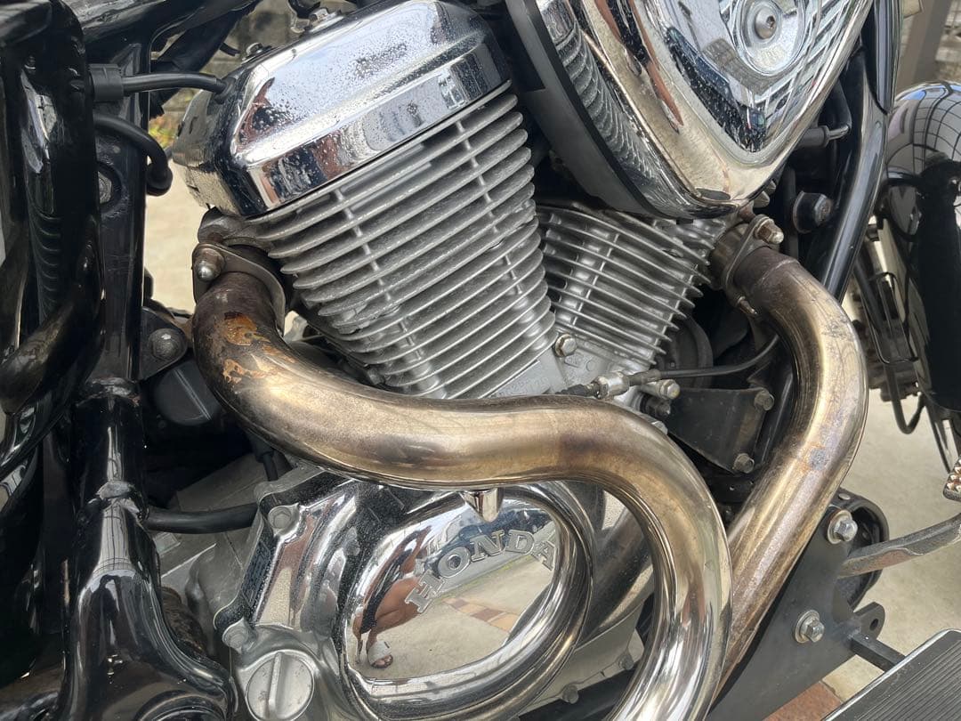 ホンダ スティード400 社外マフラー スーパートラップ 2in1