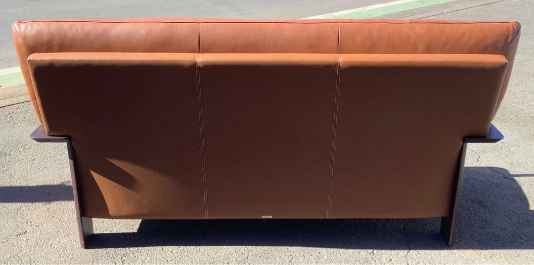 カリモク家具 チターノ ダンテ 3人掛けソファ 本革製 W15003K468