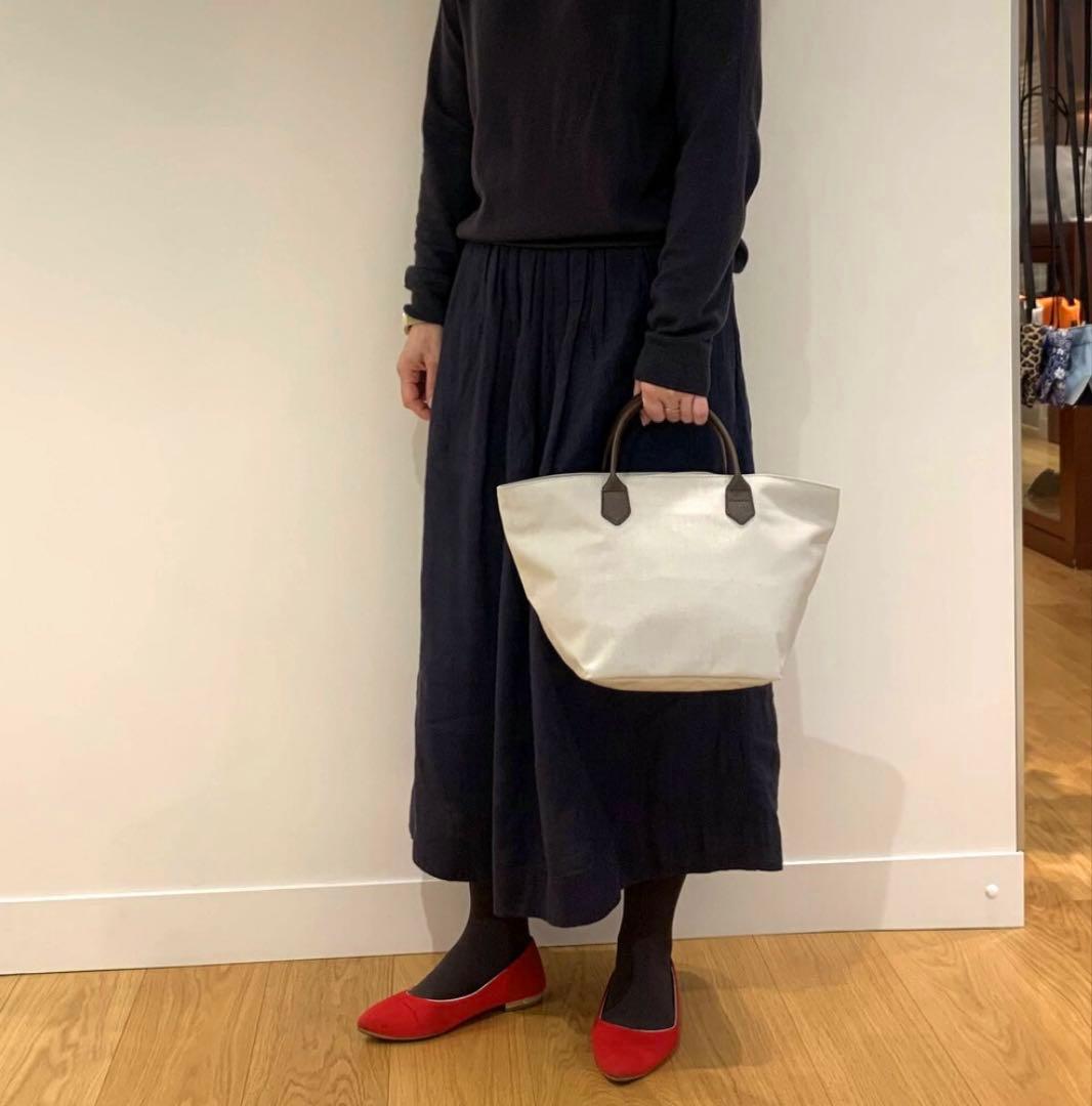 【美品】Herve Chapelier 舟型トートM 1407C マスティック☆