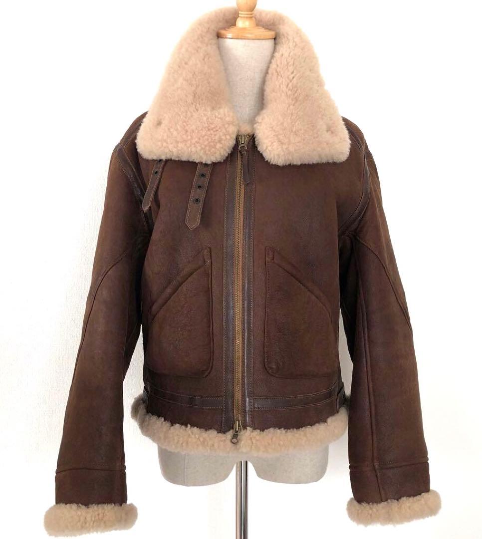 ラルフローレン　ムートン　シアリングジャケット