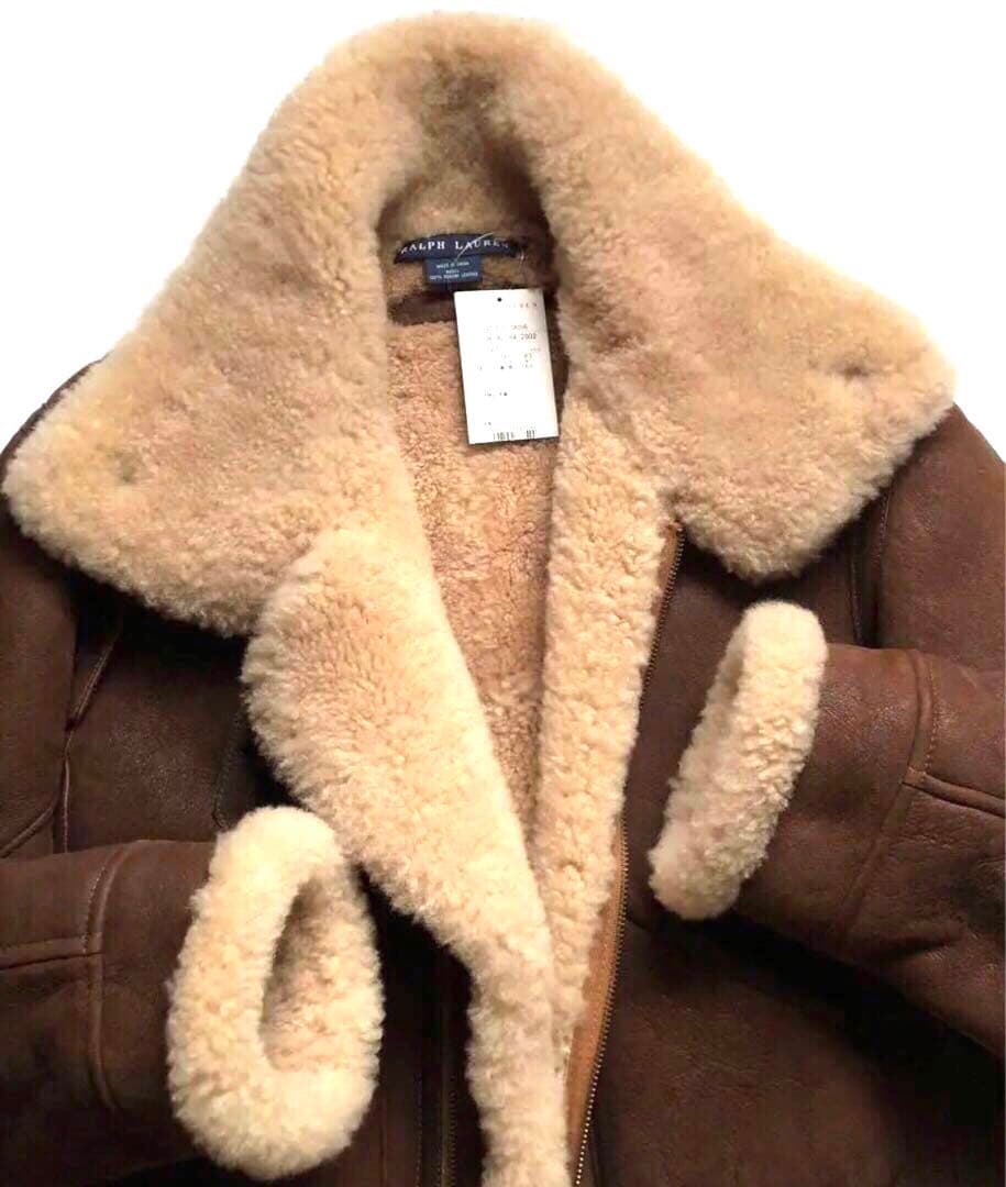 ラルフローレン　ムートン　シアリングジャケット