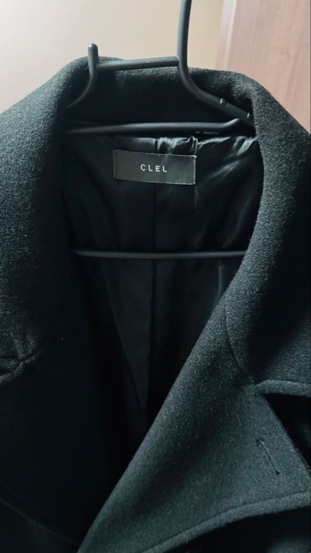 最終値下げ【CLEL】テックメルトンルーズ ダブルチェスターコート
