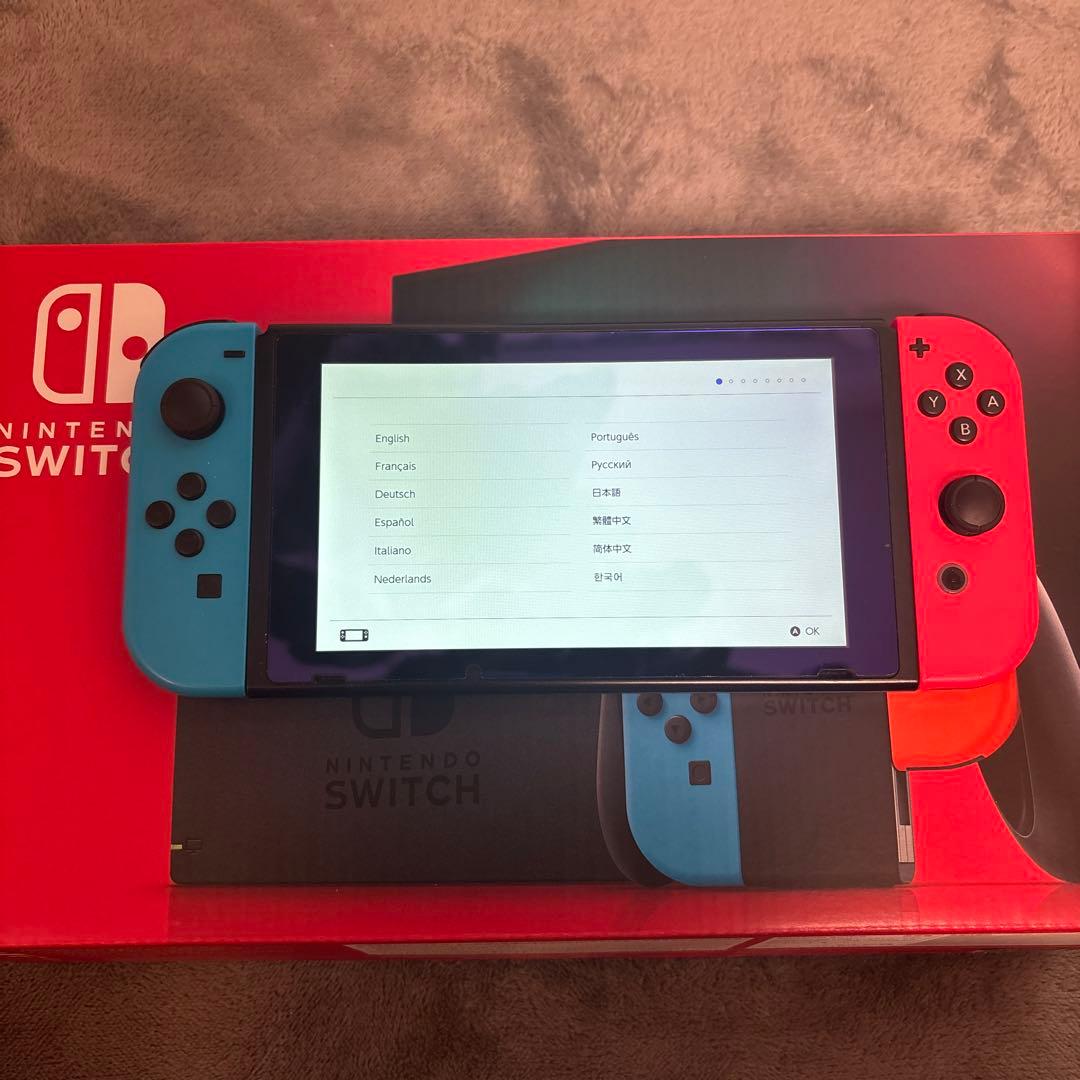 Nintendo Switch 本体　ネオンレッド/ブルー