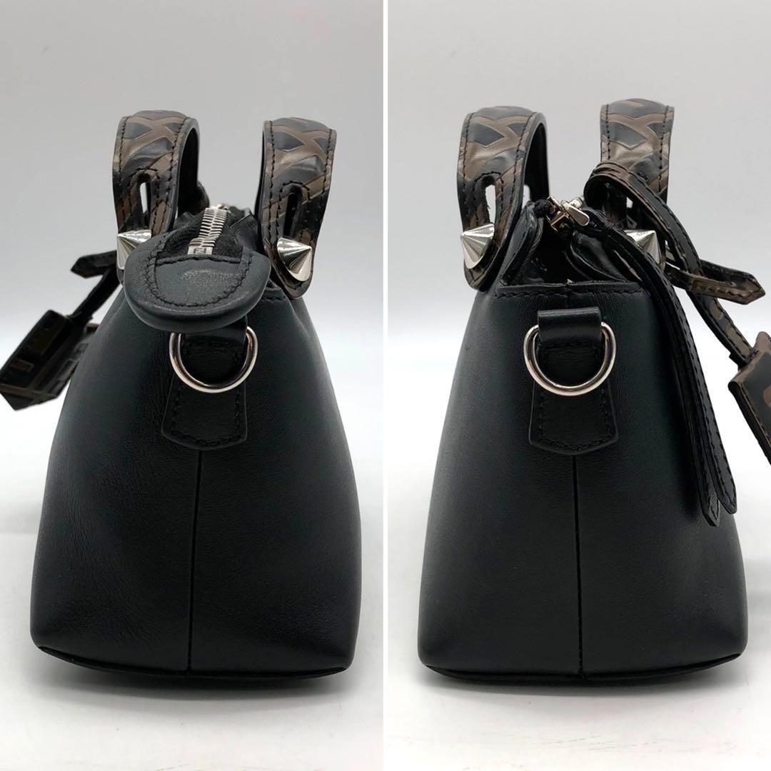 ✨美品✨フェンディ ハンドバッグ ミニ バイザウェイ 2way ズッカ レザー