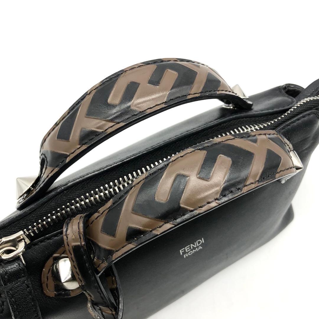 ✨美品✨フェンディ ハンドバッグ ミニ バイザウェイ 2way ズッカ レザー