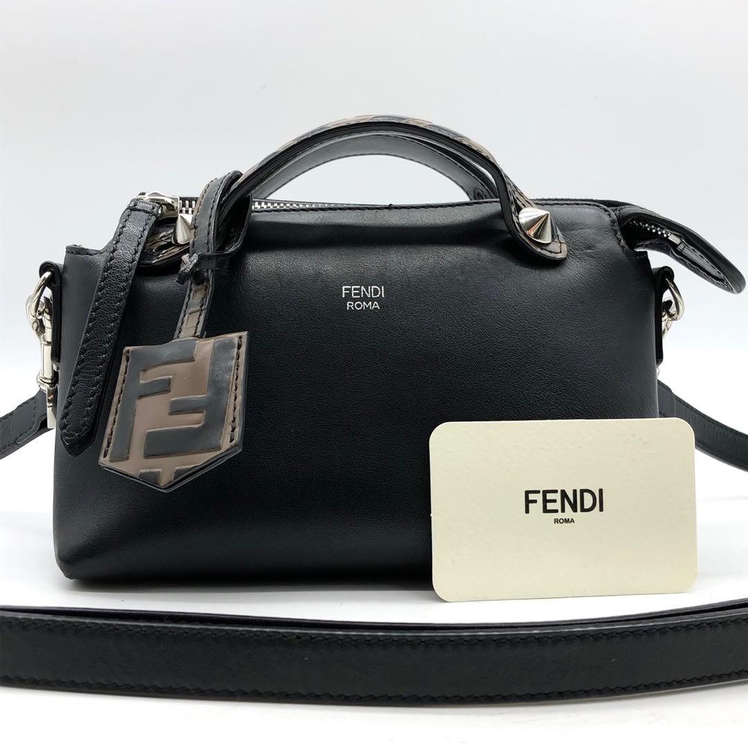 ✨美品✨フェンディ ハンドバッグ ミニ バイザウェイ 2way ズッカ レザー