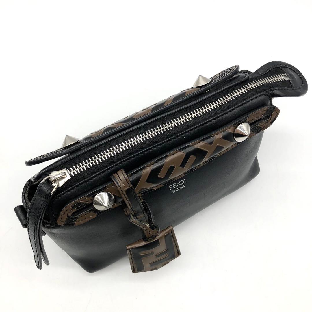 ✨美品✨フェンディ ハンドバッグ ミニ バイザウェイ 2way ズッカ レザー