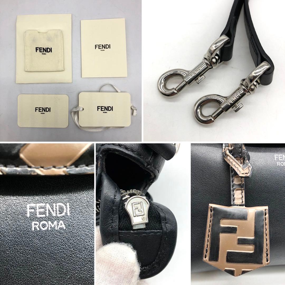 ✨美品✨フェンディ ハンドバッグ ミニ バイザウェイ 2way ズッカ レザー
