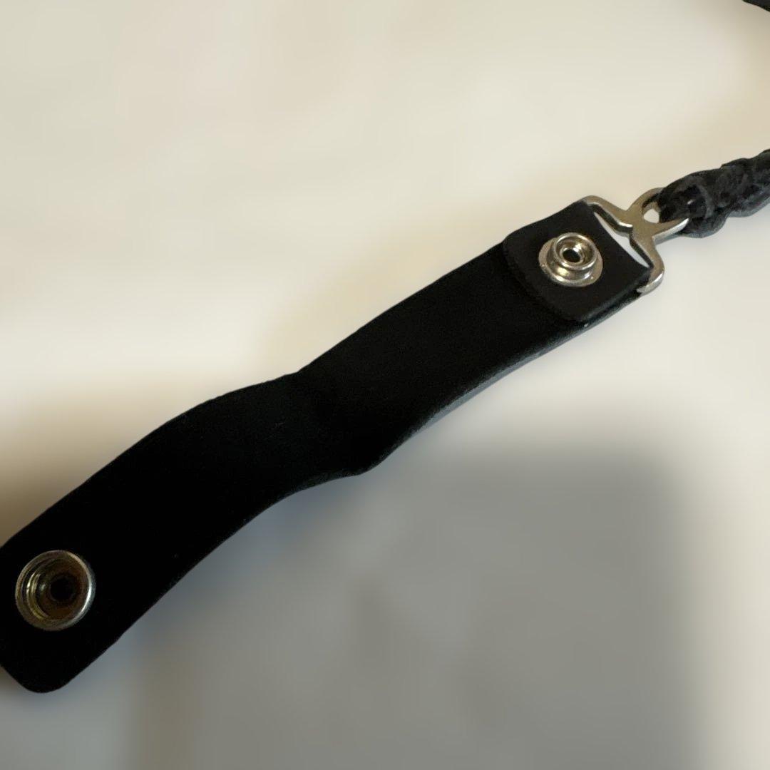 Y’s for men ヴィンテージブラック本革レザーチェーンウォレットT151