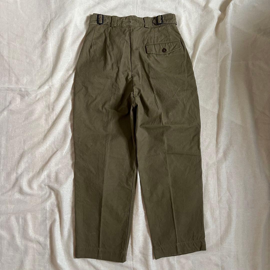 50s フランス軍 ヴィンテージ グルカパンツ トラウザー レディース　M52