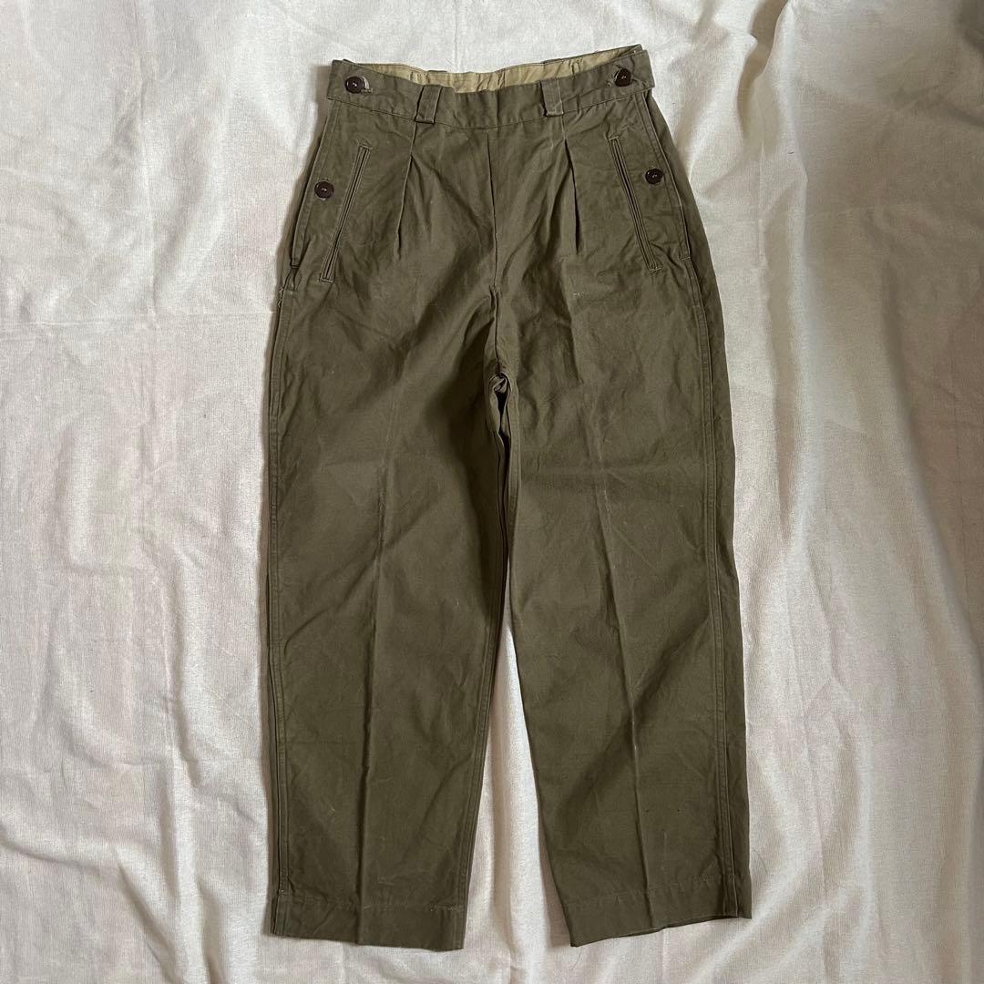 50s フランス軍 ヴィンテージ グルカパンツ トラウザー レディース　M52