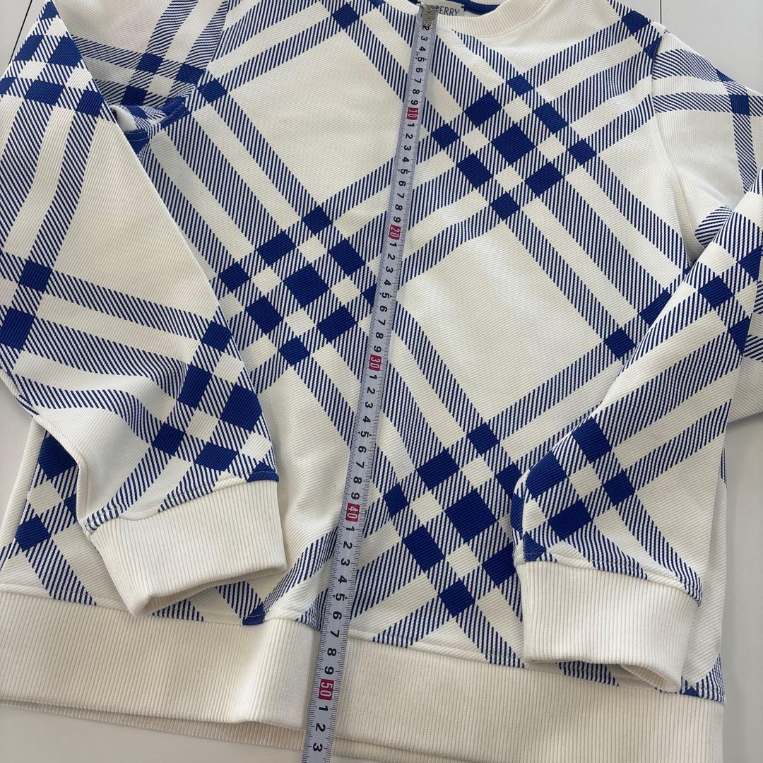 Burberry チェック柄 長袖トレーナー