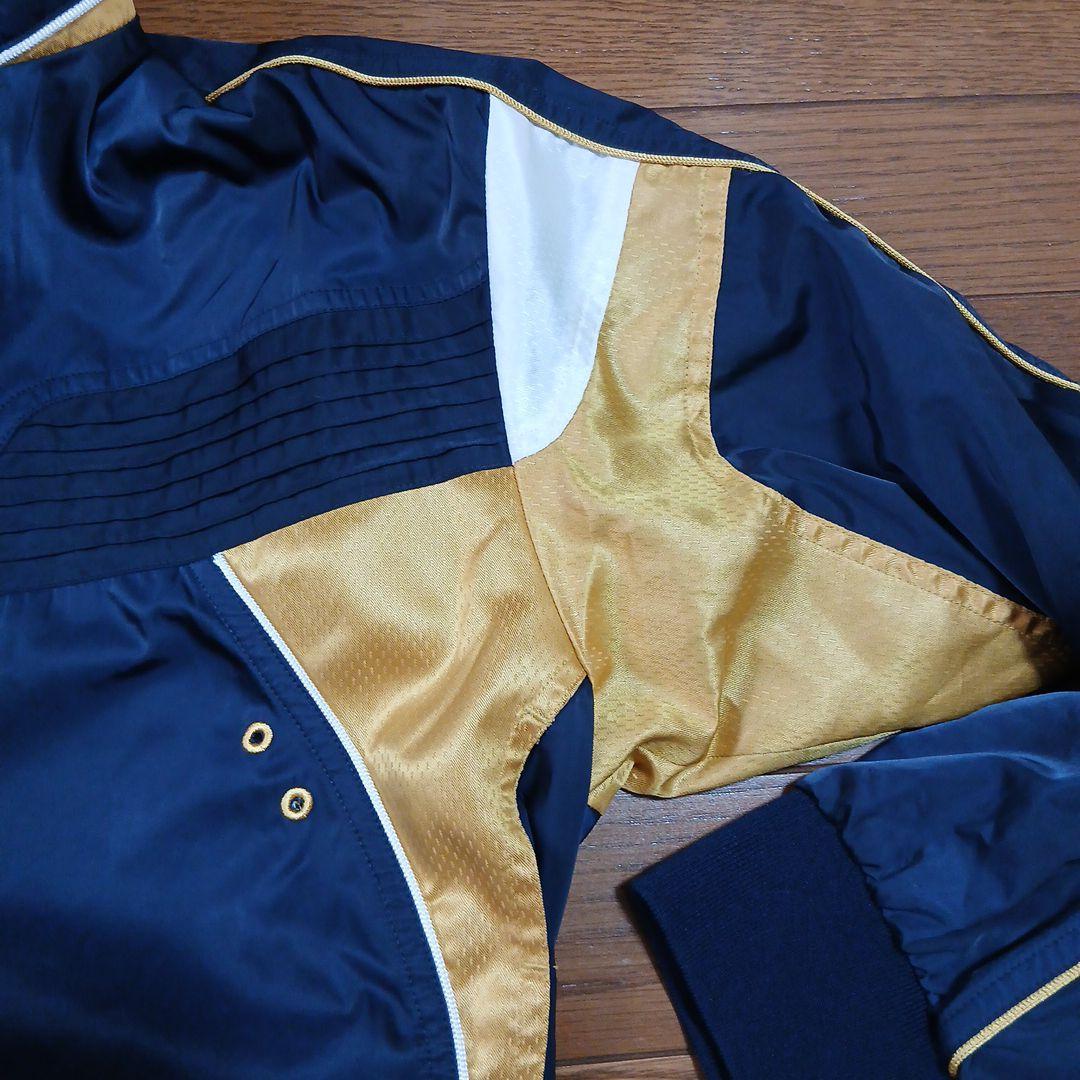 ミズノプロ　ジャケット・パンツセット 　　　ネイビー/ゴールド