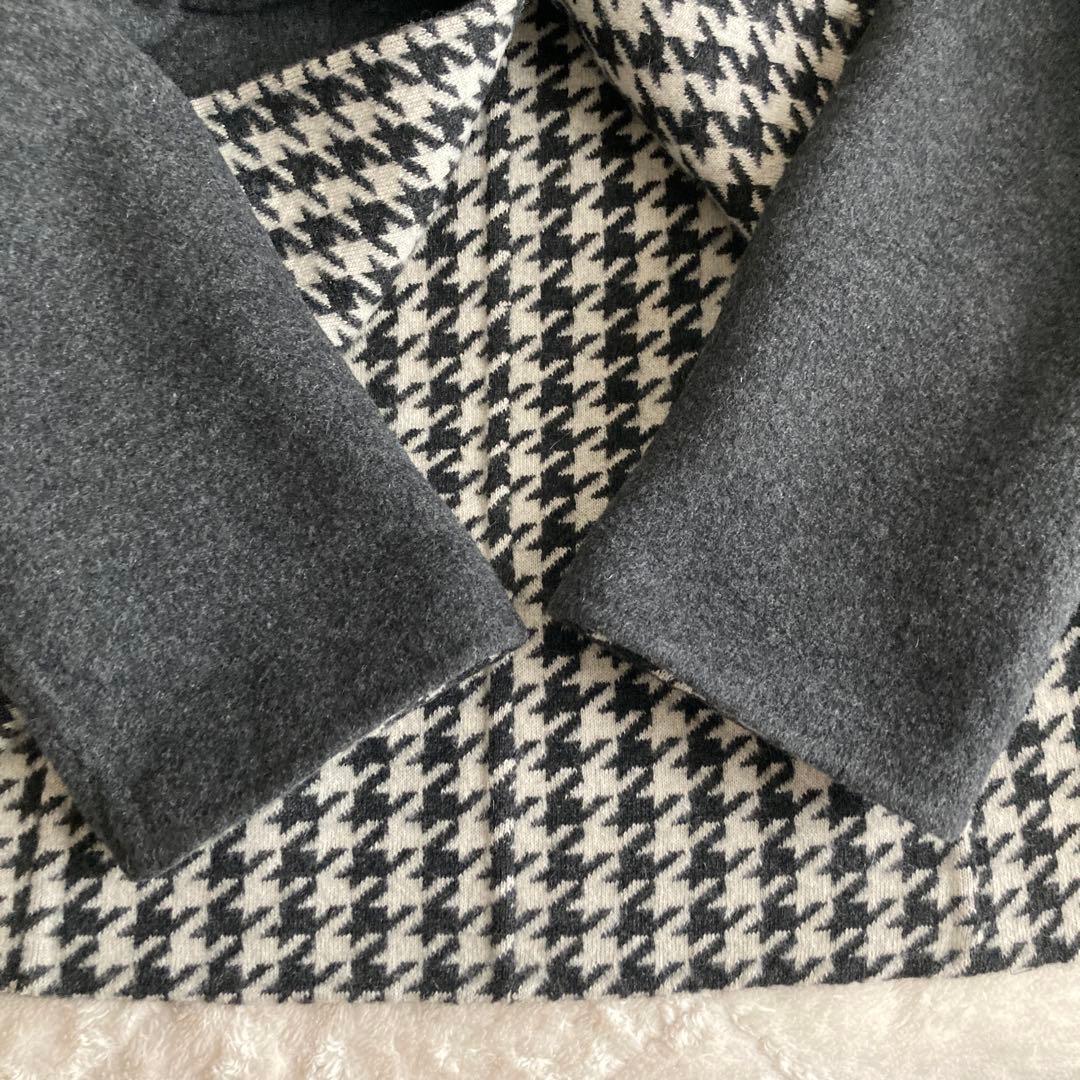 美品EL MIDAS カシミヤコート　チェスター　カシミヤ100% 比翼　グレー