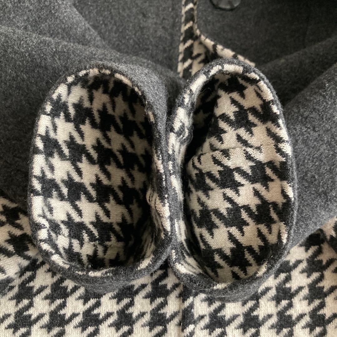 美品EL MIDAS カシミヤコート　チェスター　カシミヤ100% 比翼　グレー