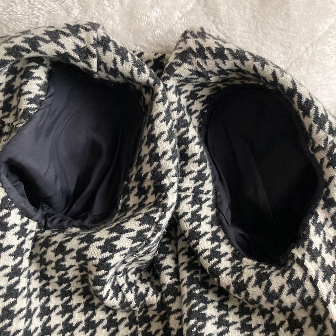 美品EL MIDAS カシミヤコート　チェスター　カシミヤ100% 比翼　グレー