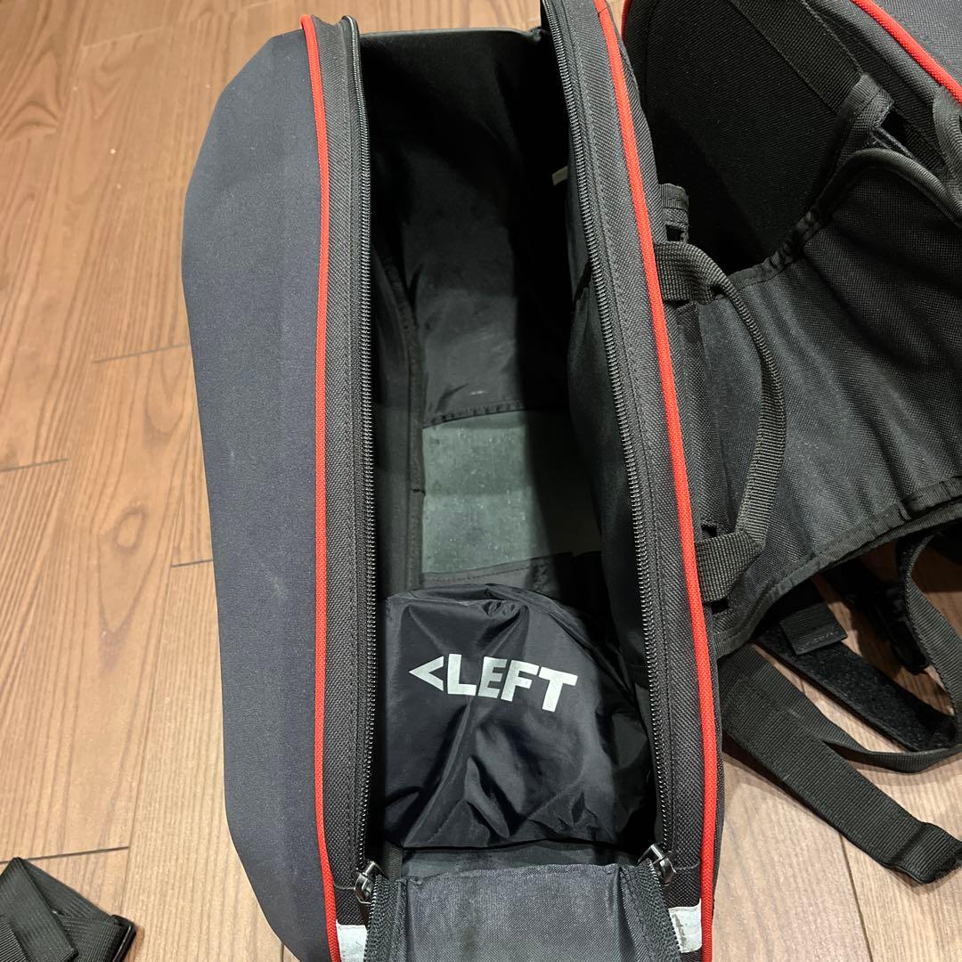 デグナー　DEGNER スポーツダブルバッグ/ サイドバック　パニアケース　赤黒