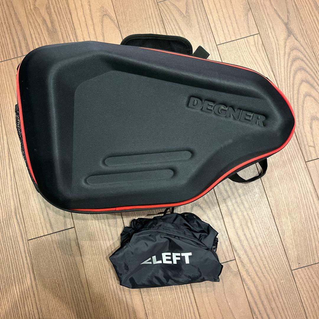 デグナー　DEGNER スポーツダブルバッグ/ サイドバック　パニアケース　赤黒
