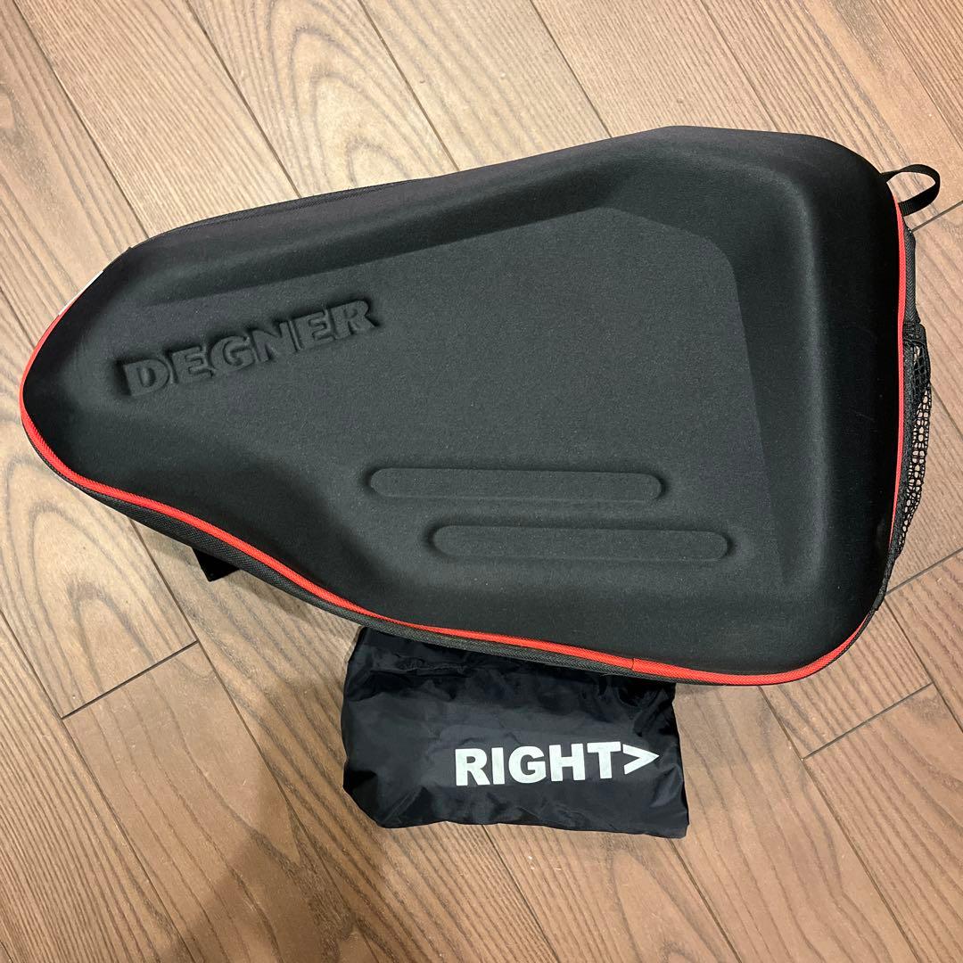 デグナー　DEGNER スポーツダブルバッグ/ サイドバック　パニアケース　赤黒