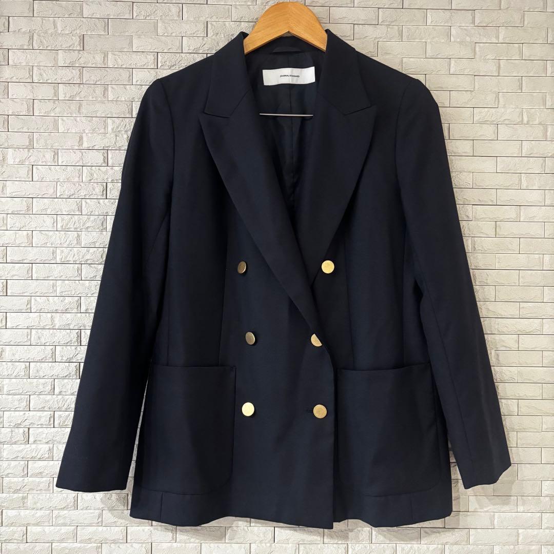 JOURNAL STANDARD ダブルフロント金ボタン ブレザー ジャケット