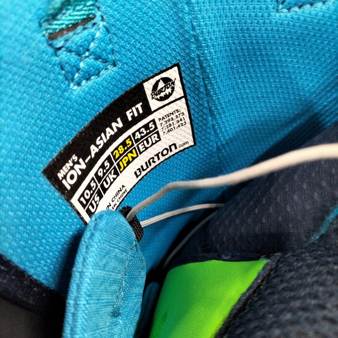 Burton Ion スノーボードブーツ ネイビー/ブルー　28.5cmバック付