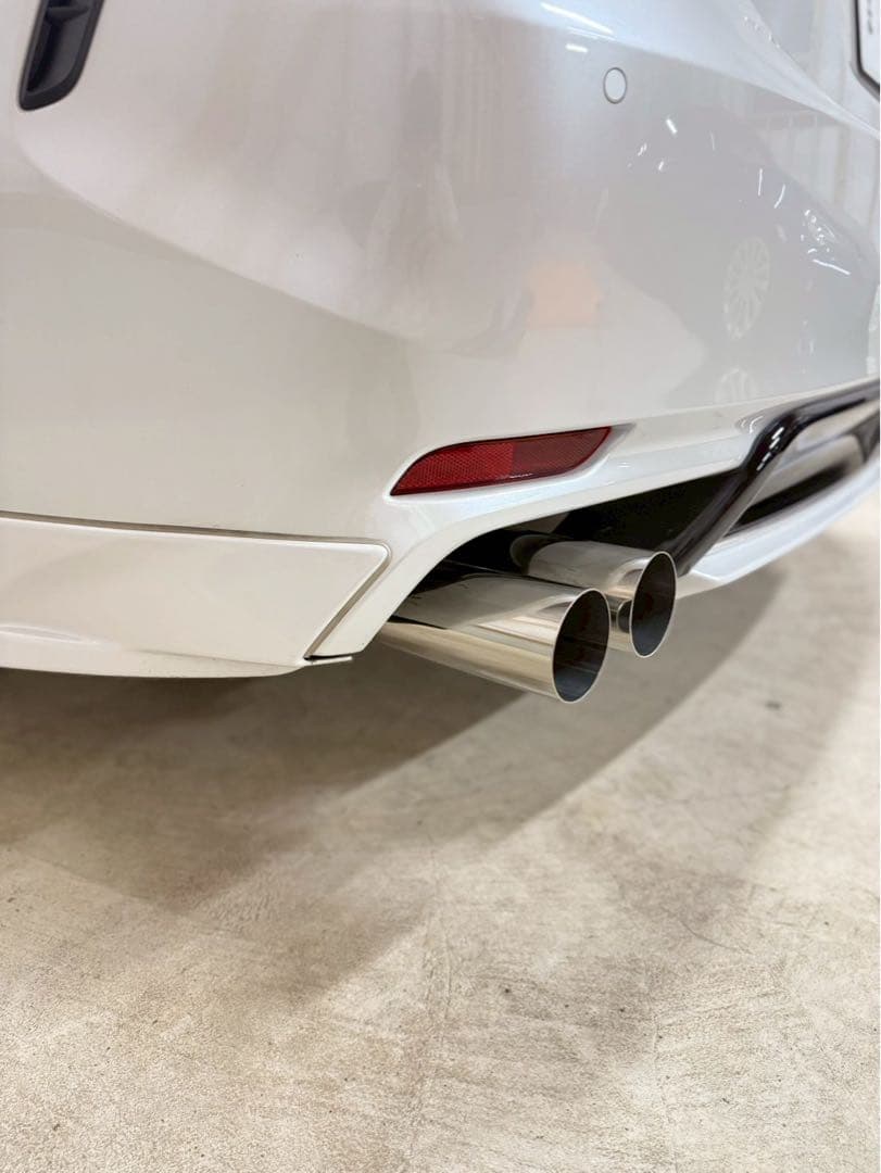 AXVH70カムリオリジナルストレートマフラー リアピースワンオフ70カムリ