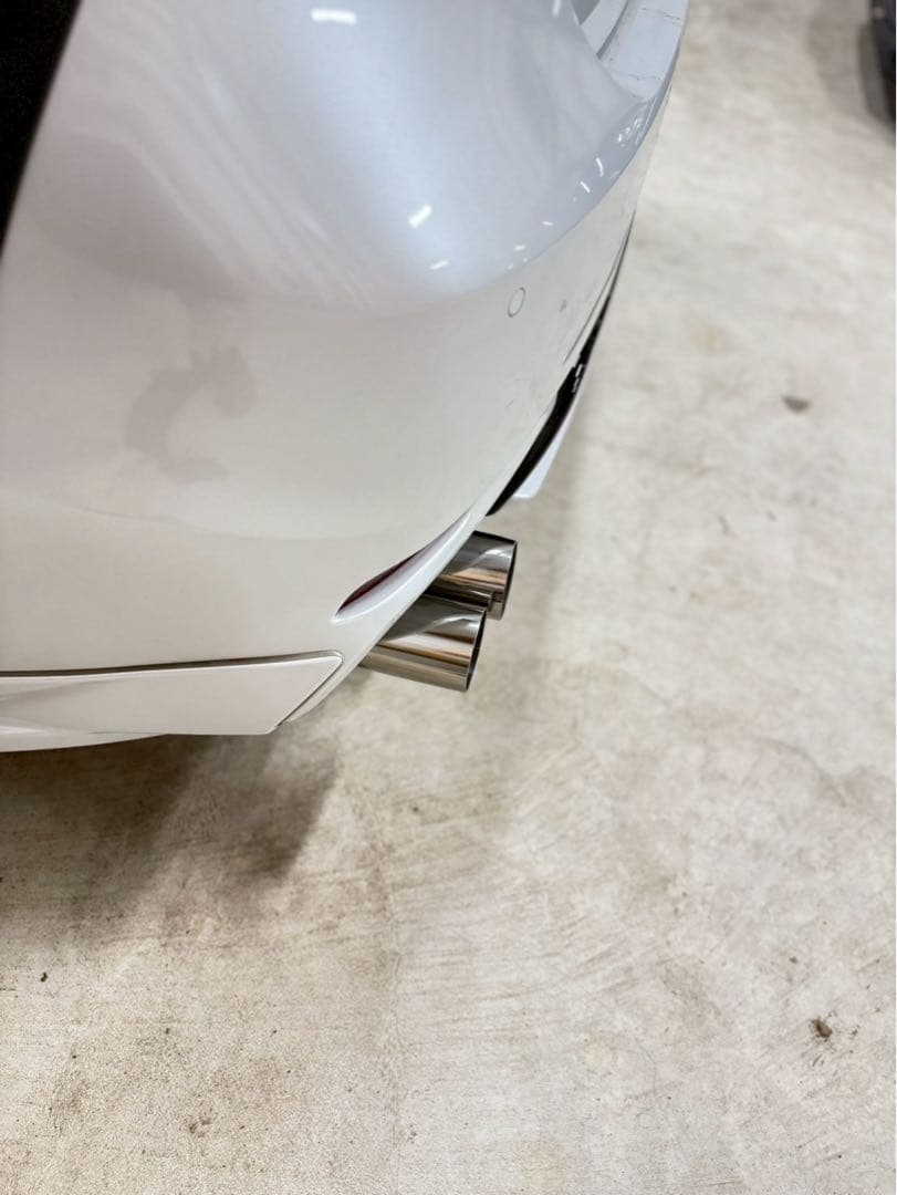 AXVH70カムリオリジナルストレートマフラー リアピースワンオフ70カムリ