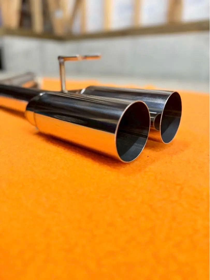 AXVH70カムリオリジナルストレートマフラー リアピースワンオフ70カムリ