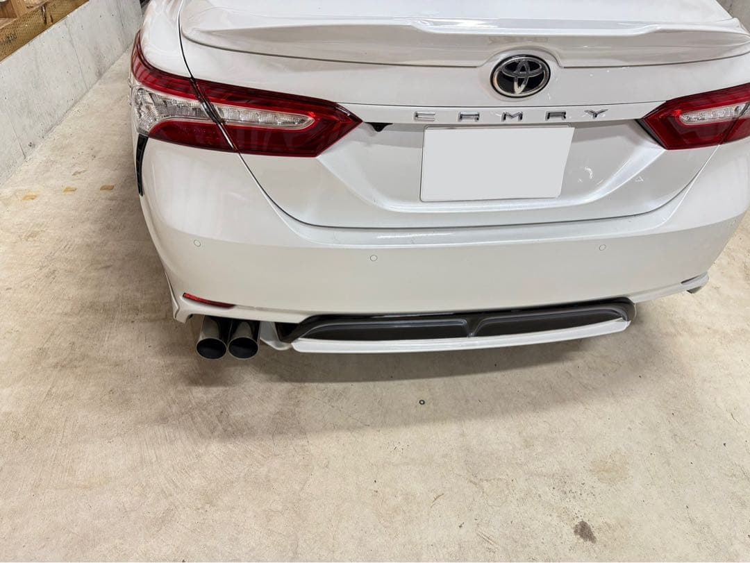 AXVH70カムリオリジナルストレートマフラー リアピースワンオフ70カムリ