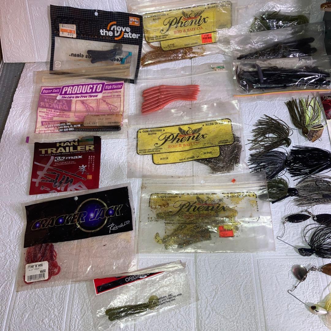 ルアー　まとめ売り　バス釣り　大量セット　ワーム　ボックス付き