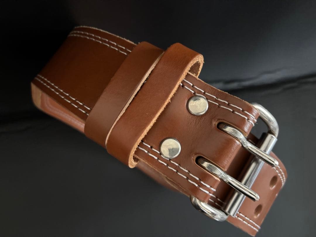 GOLD’S GYM ゴールドジム プロレザーベルトSサイズ