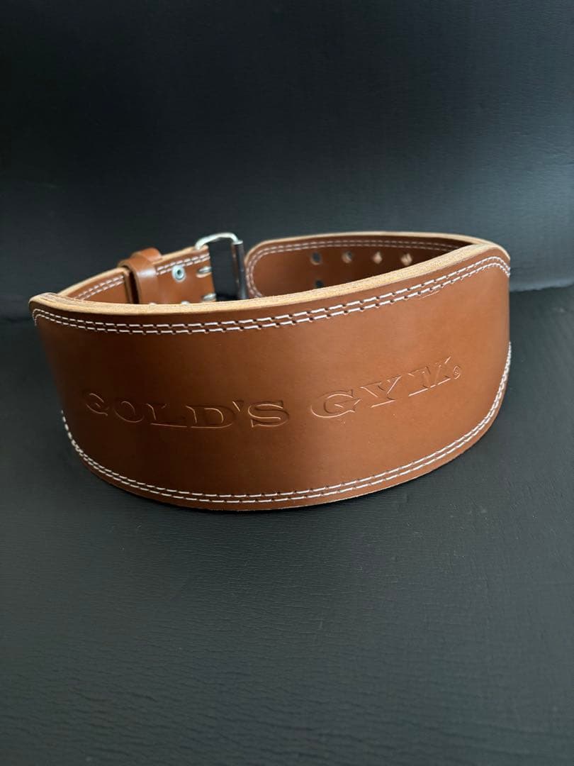 GOLD’S GYM ゴールドジム プロレザーベルトSサイズ