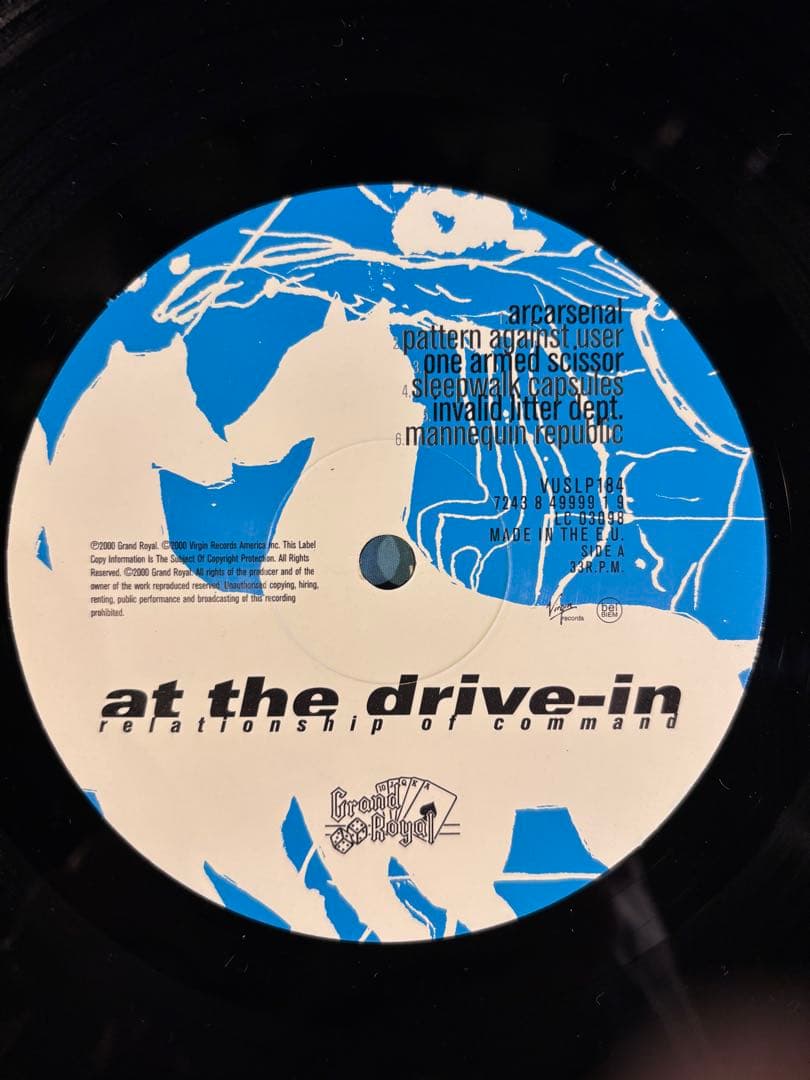 at the drive-in オリジナル盤LP レア盤！