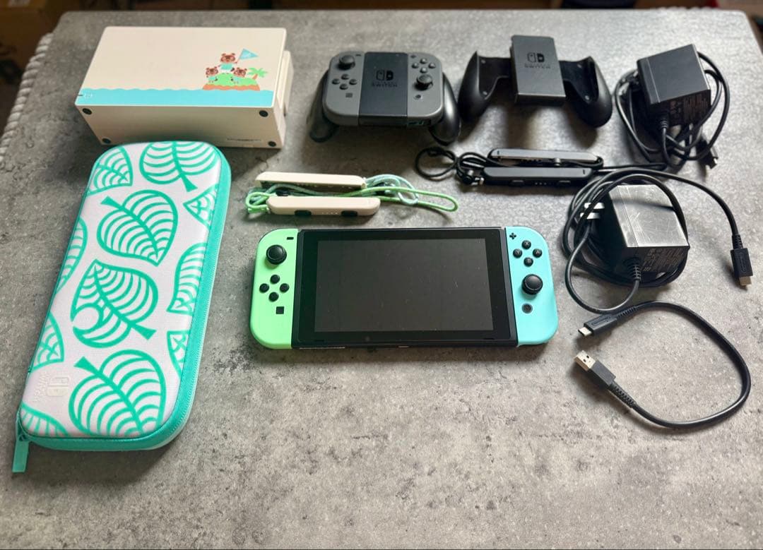 Nintendo Switch あつ森限定 本体＋JoyCon＋ドック＋ケース✨