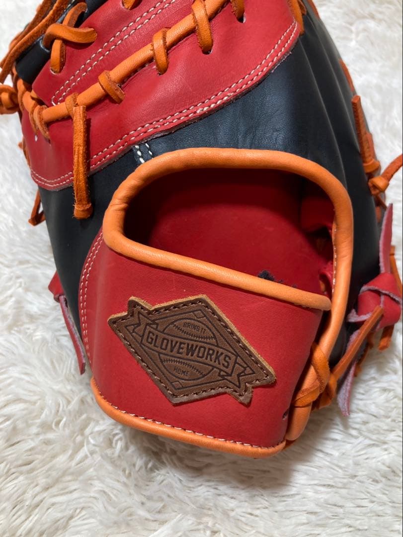 美品　GLOVE WORKS キャッチャーミット 野球　左利き